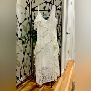 Taylor Ruffle Off Sleeve Dress